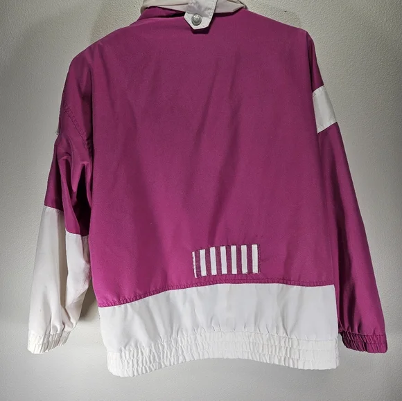 Vintage 90s Lifestyles Mulberry Street pink jacket Medium - Picture 3 of 4